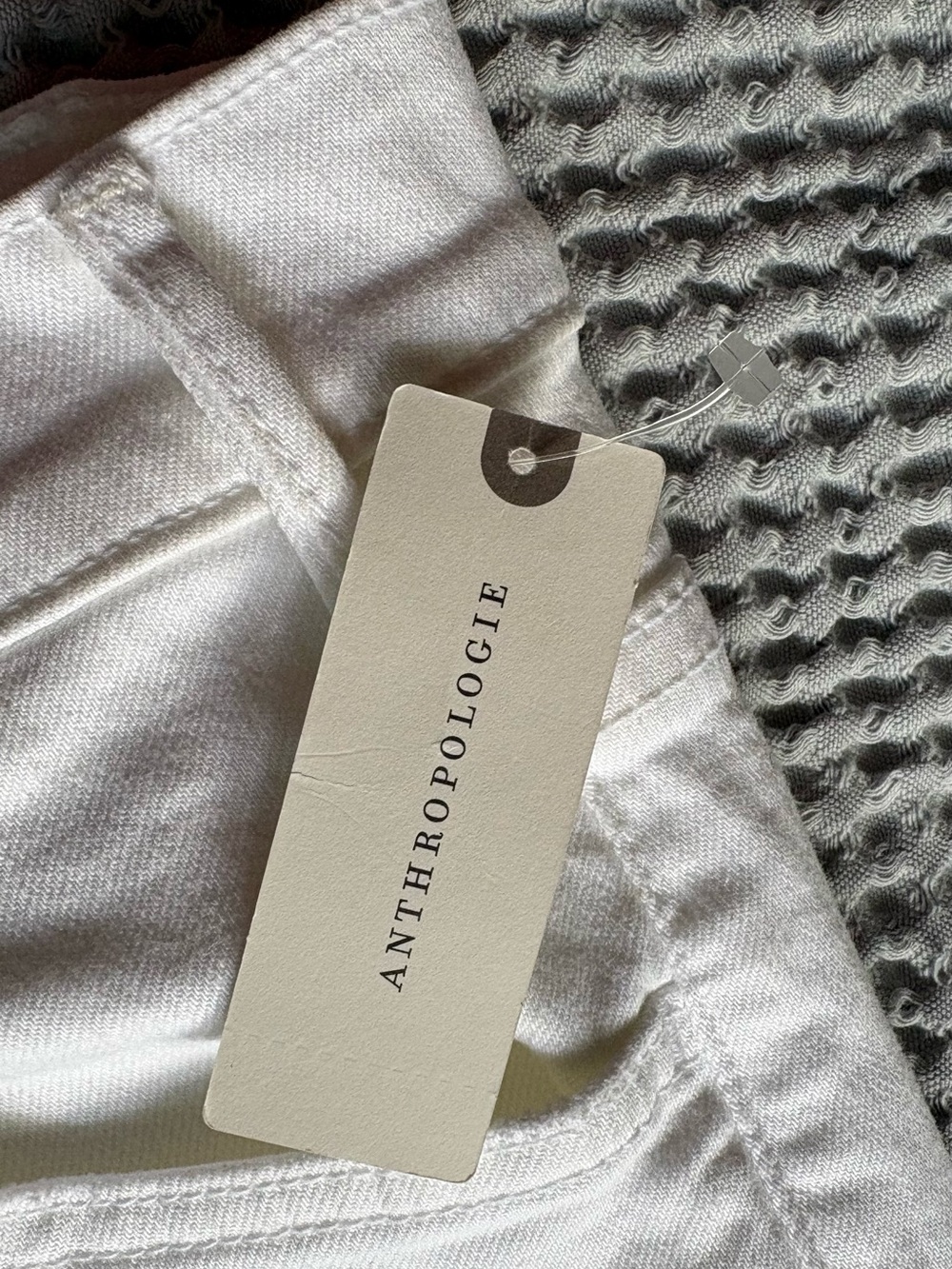 MOTHER The Hustler Ankle Fray Jeans White NWT Sz 27 - Picture 14 of 14